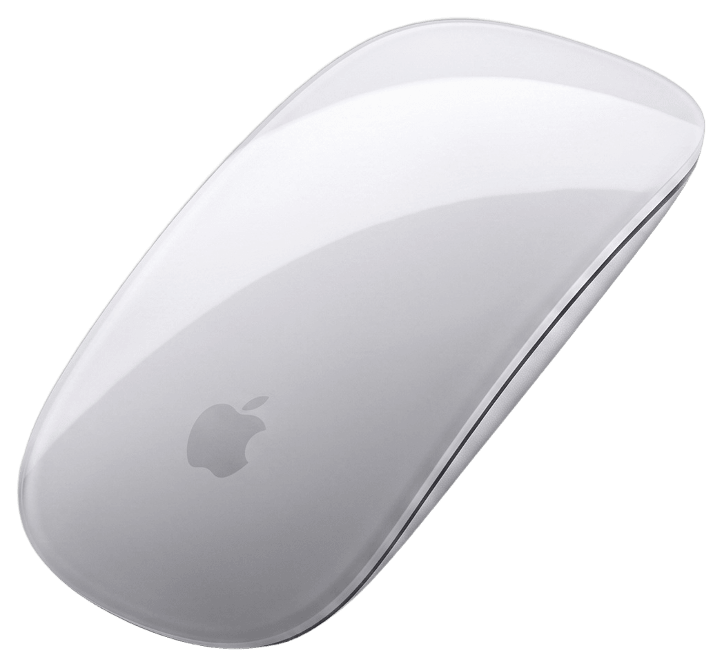 Apple Magic mouse: inalámbrico, Bluetooth, recargable. Funciona con Mac o iPad; superficie Multi-Touch, — vista principal