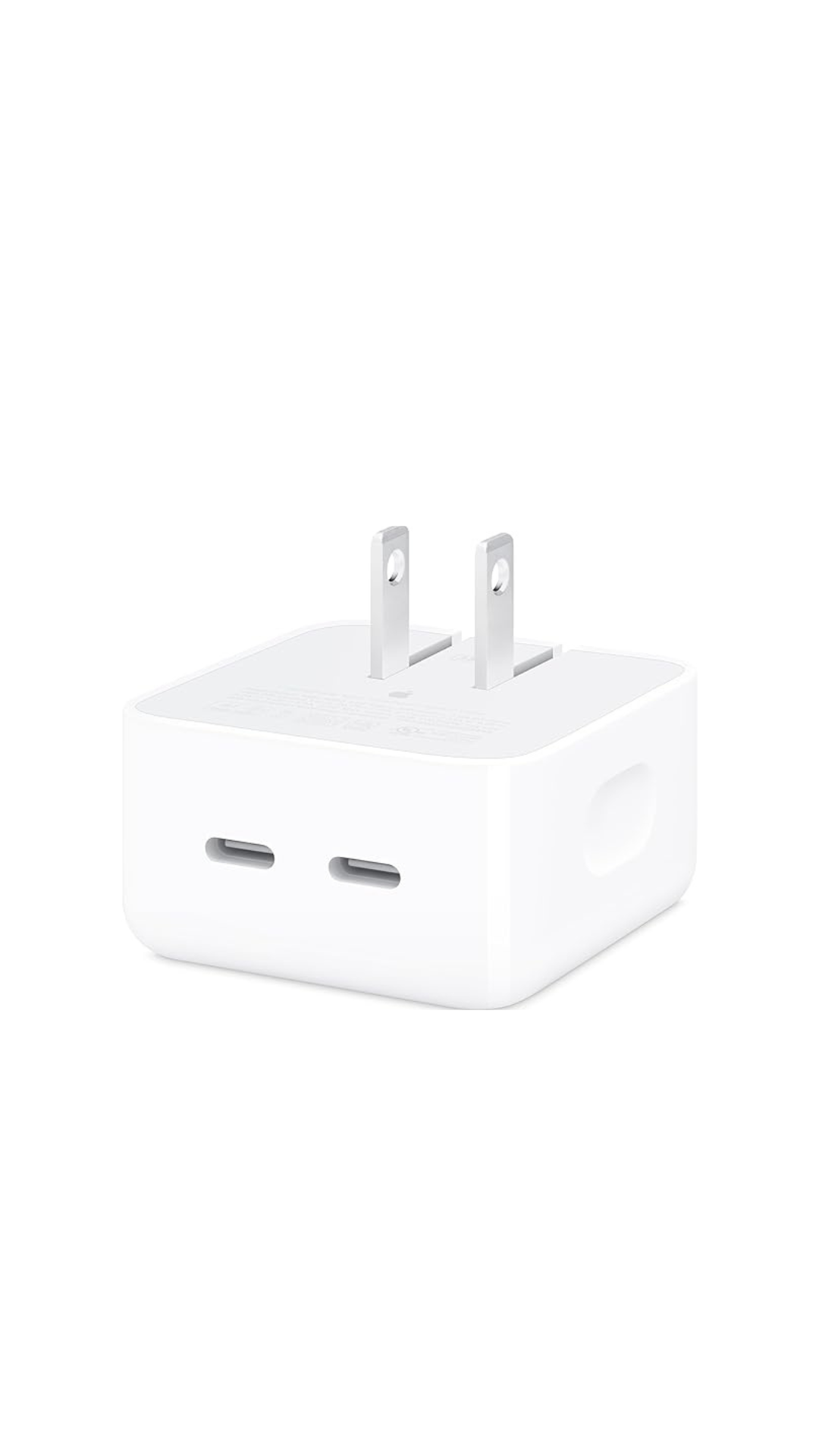 Apple Adaptador de corriente compacto de doble puerto USB-C de 35 W