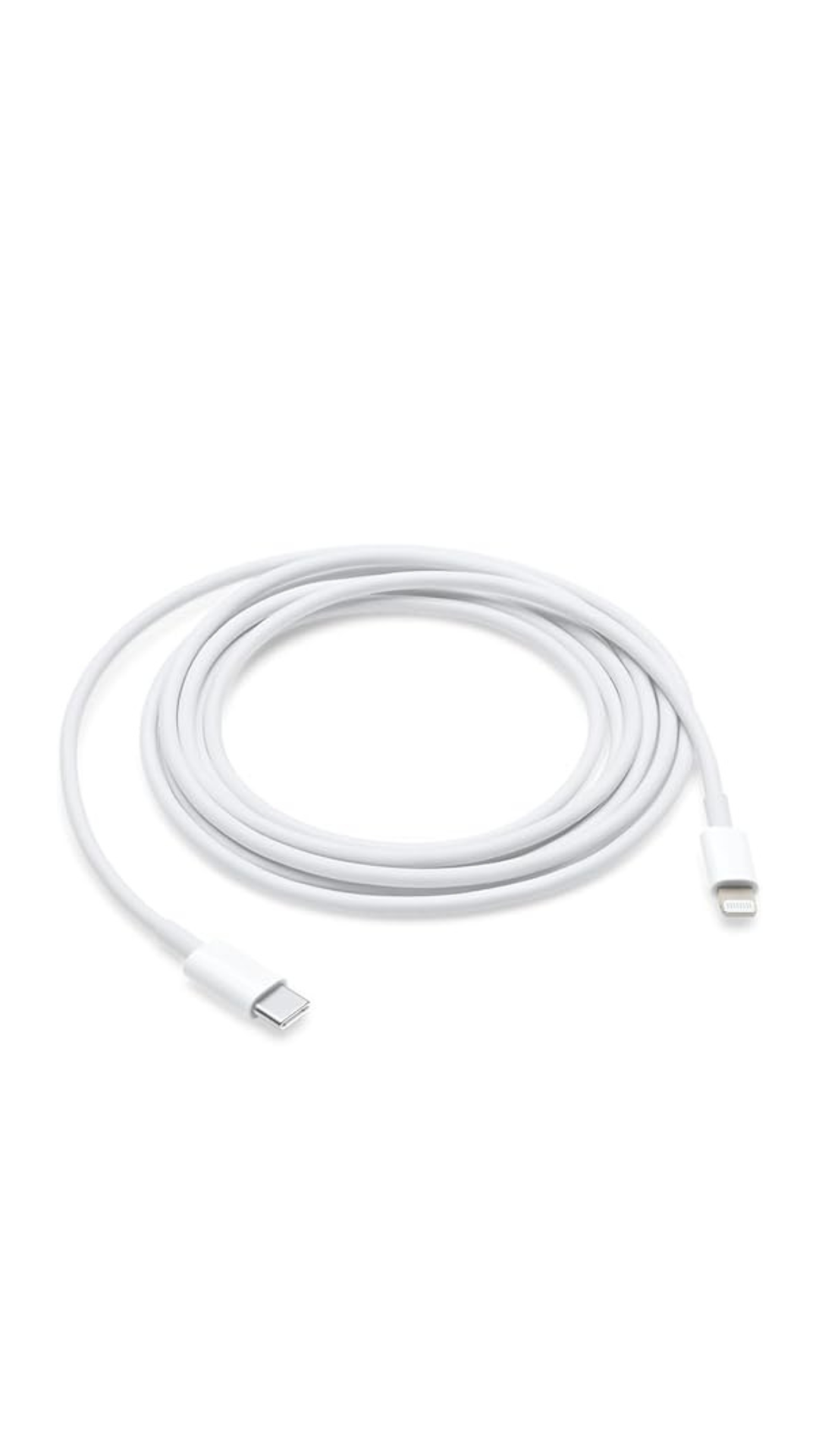 Cable USB-C a Lightning de Apple 2 metros