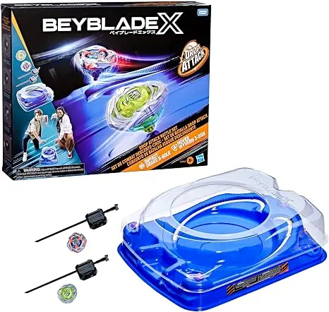 Beyblade X Drop Attack juego de batalla con Beystadium Arena